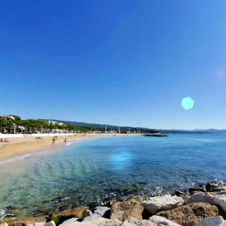 Climatise Avec Jardin Et Parking Pour 2 Personnes En Bord De Apartment *